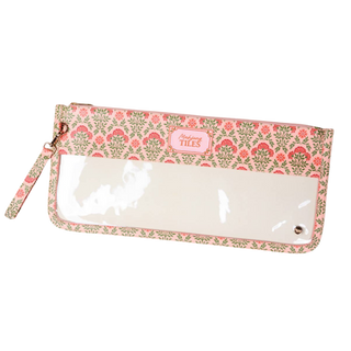 Everbloom Dusty Rose Mahjong Tile Keeper Pouch
