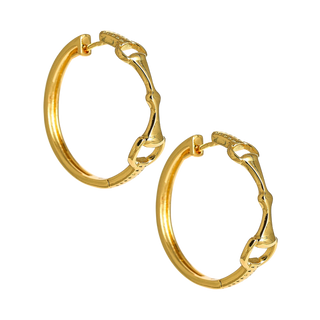 Horsebit Huggie Hoop