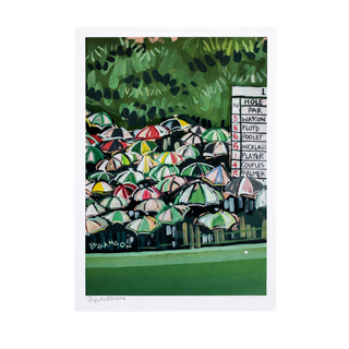 The Masters "Rainy Fairway" at Augusta National Art Print
