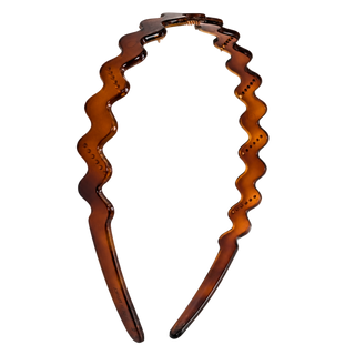 French Wave Thin Tortoise Shell Headband