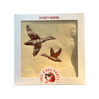 Ducks Gold Foil Napkins