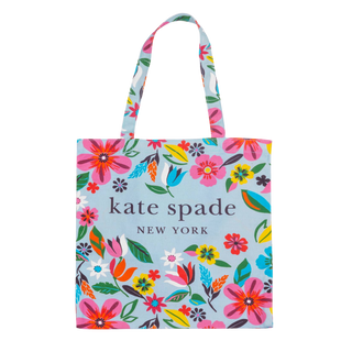 Safari Floral Canvas Book Tote