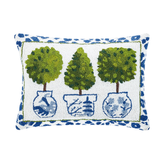 Leopard Print Topiary Hook Pillow