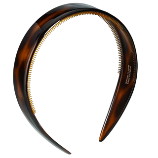 1 in. Tortoise Shell Cellulose Acetate Headband