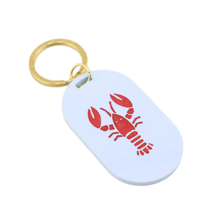 Lobster Icon Pill Keychain
