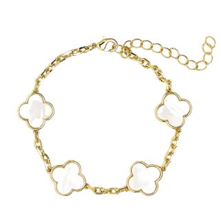 Elle Clover Mother of Pearl Bracelet