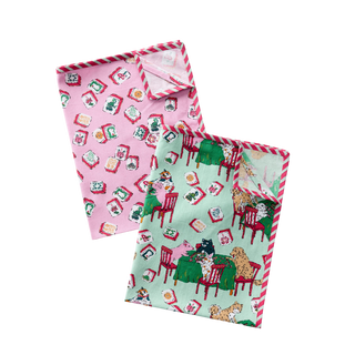 Mahjong Menagerie Tea Towels (Set of 2)