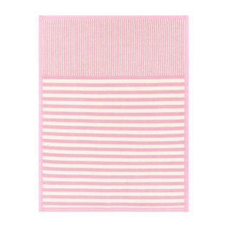 Sweet Pea Stripe Blush Mini Blanket