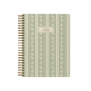 Botanical Stripe Hardcover Notebook