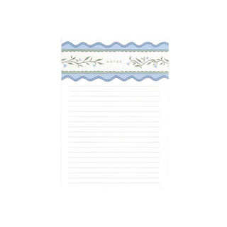 Floral Stripe Lined Notepad