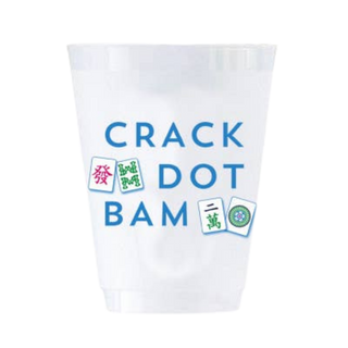 Mahjong Crack Dot Bam Shatterproof Cups