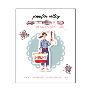 Needlepoint Girl Needleminder