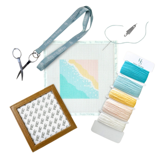 On the Surf Coaster Needlepoint Kit