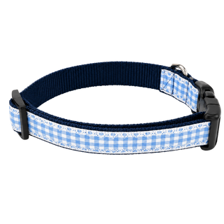 The Gingham Dog Collar