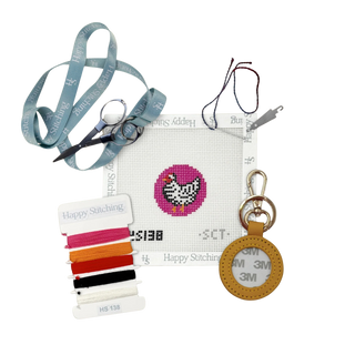 Hen Party Key Fob Needlepoint Kit