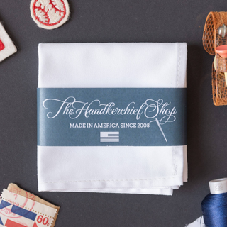 Men's Handkerchief Embroidered Compass