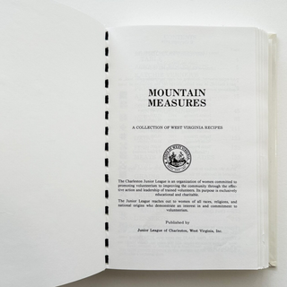 Mountain Measures: A Collection of West Virginia Recipes