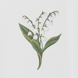 Lily of the Valley Botanical Towel