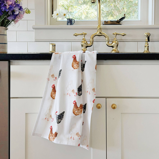 Chickens Tea Towel