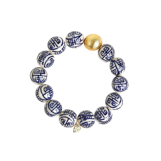 Georgia Chinoiserie Beaded Bracelet