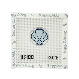 The Little Scallop Key Fob Needlepoint Kit