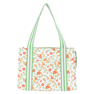 Floral Insulated Market Tote