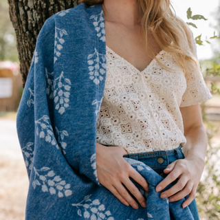 Texas Bluebonnets Lightweight Blanket