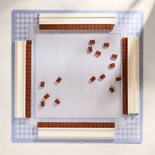 Gingham Mahjong Mat