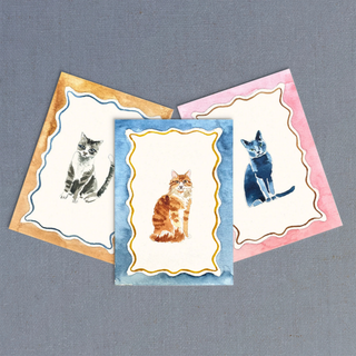 Mini Watercolor Painting Kit: Cats