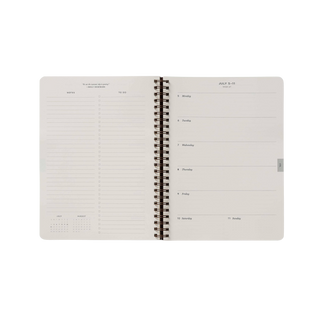 2027 Sage Hydrangea 12-Month Softcover Spiral Planner