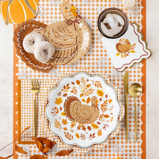 Turkey Foliage Paper Plates