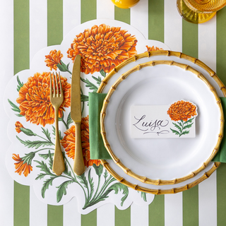 Die-cut Marigold Bouquet Placemats