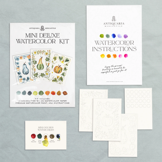 Mini Watercolor Kit: Gourds
