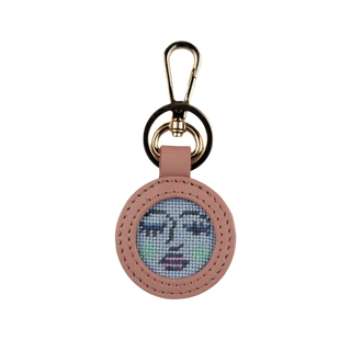 Moon Face Key Fob Needlepoint Kit