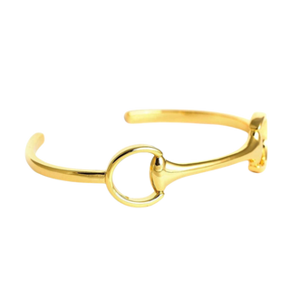 Gold Horsebit Cuff