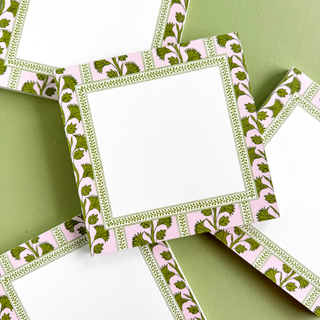 Pink Palms Block Notepad