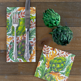 Autumnal Artichokes Guest Napkins