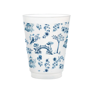Chinoiserie Frosted Cup
