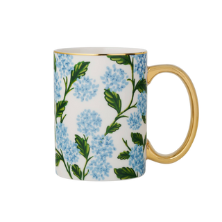 Hydrangea Porcelain Mug