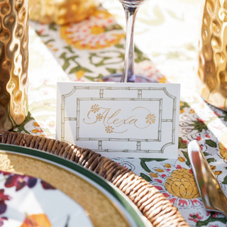 Bamboo Lattice Place Cards