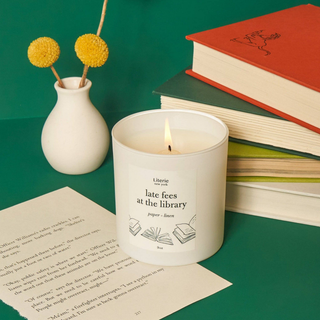 Late Fees at the Library Candle