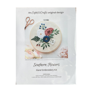 Southern Flowers Embroidery Kit
