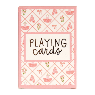 Ballet Florals & Bows Playing Cards