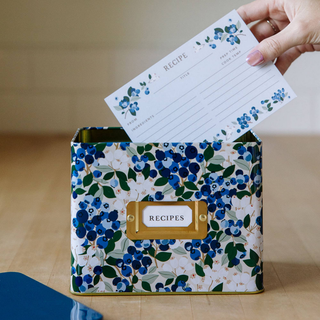 Blueberry Field Recipe Cards