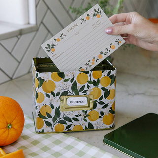 Orange Orchard Recipe Cards