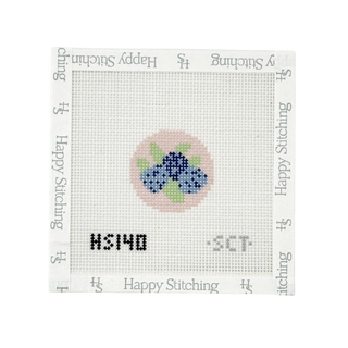 Hydrangea Blue Key Fob Needlepoint Kit