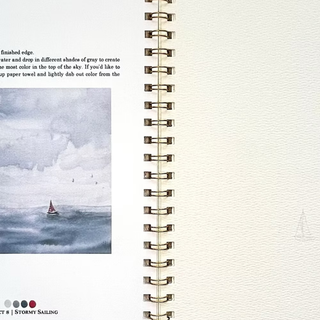 By The Sea Watercolor Workbook