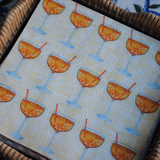 Aperol Spritz Cocktail Napkins
