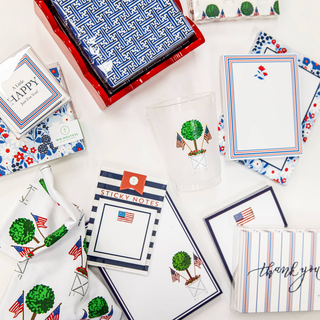 Patriotic Topiary Shatterproof Cups