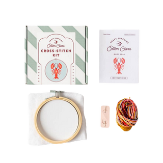 Lobster Beginner Cross Stitch Kit